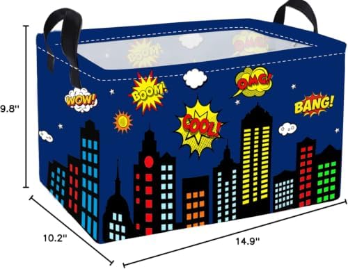 Essme Rectangular Spider Basket, Kids Storage Bins Organizer - Image 2