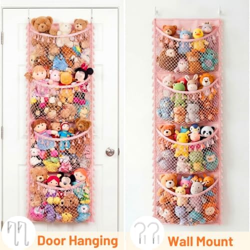 Ofiray-home Over The Door Stuffed Animal Storage - Image 5
