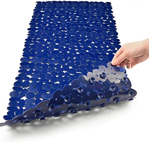 Pebble Shower Mat for Bathtub Non Slip 35"X16" by HOME