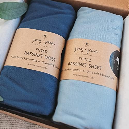 Joey + Joan Bassinet Fitted Sheets Compatible by JoeyJoan