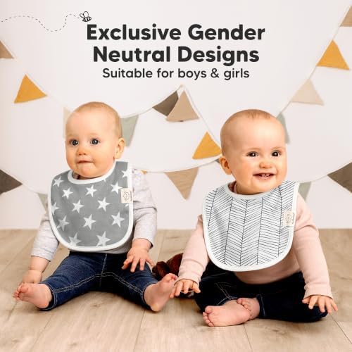 KeaBabies 8-Pack Organic Baby Bibs - Image 6