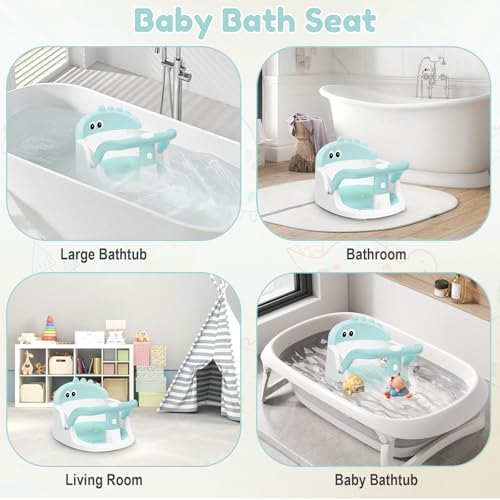 Baby Bath Seat for Babies 6 Months & Up Sitting Up - Image 6