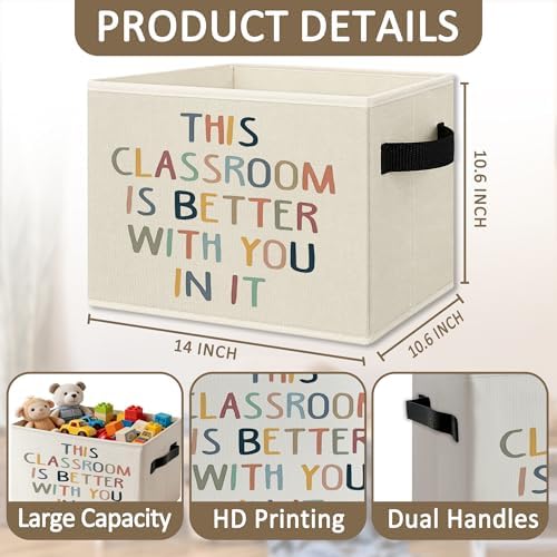 Boho Classroom Foldable Storage Bins Box - Image 6