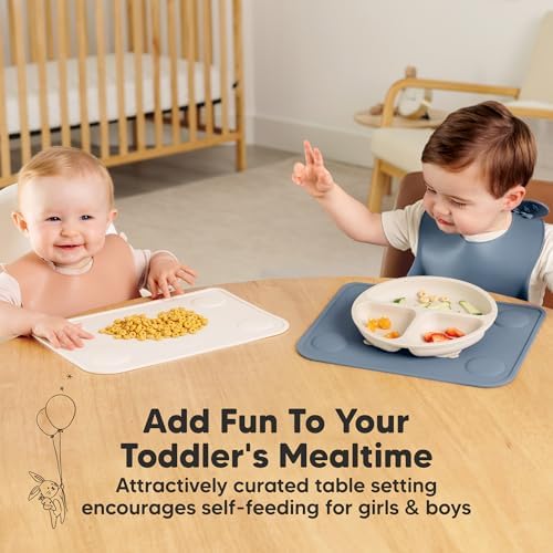KeaBabies 2pk Silicone Placemats - Image 6