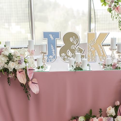 Layered 12 Inch Large Wooden Letters H - Image 6