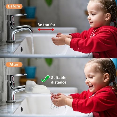 KOMIDK Faucet Extender for Bathroom Sink Faucet Extender - Image 5