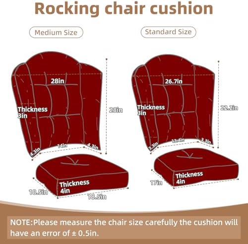 Wingback Rocking Chair cushion - Image 3