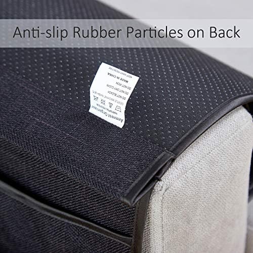 Sofa Armrest Organizer Non-Slip Arm Chair Hanging Caddy Remote Control Holder - Image 2