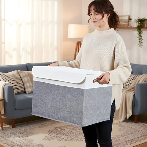 DECOMOMO Large Toy Storage Box, Toy Storage Bins - Image 6