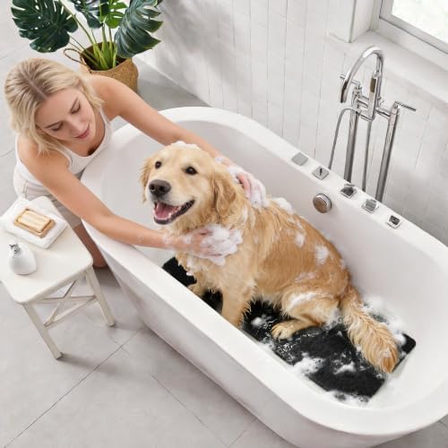 Asvin Soft Textured Bath, Tub Mat, 35x16 Inch, Phthalate Free, Non Slip Comfort - Image 7