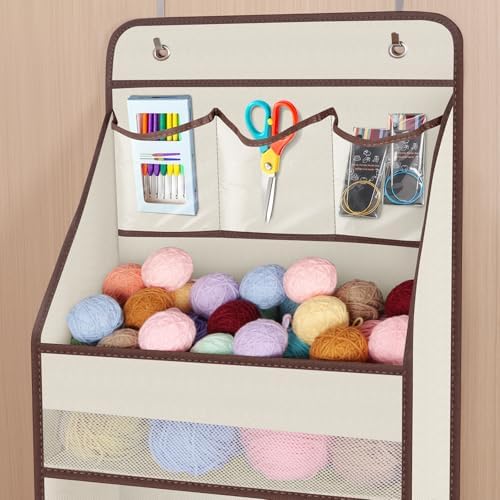 Univivi Fabric Over Door Hanging Organizer - Image 4