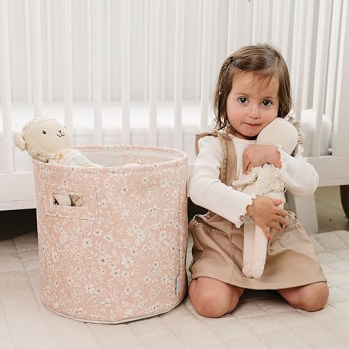 Sorrel + Fern Nursery Storage Basket, Soft Collapsible Fabric Toy Bin, - Image 7