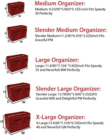 LEXSION Felt Purse Organizer Insert, Tote Bag Shaper Dividers - Image 6