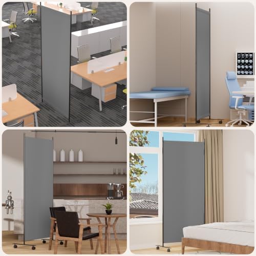 Room Divider 34'' Wide Folding Room Divider Panel - Image 7
