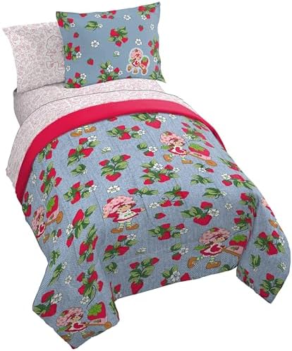 Strawberry Shortcake Full Comforter Set 7 Piece Kids Bedding by JayFranco