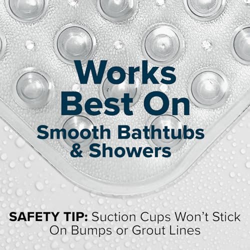 SlipX Solutions 39x16 Extra Long Non Slip Bath Mat, Tub & Shower - Image 3
