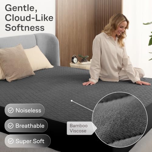 100% Waterproof Noiseless & Breathable Full Size Mattress Protector - Image 4