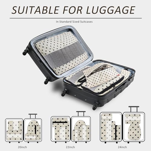 U+U 5 Set Packing Cubes, Travel Organizers - Image 5
