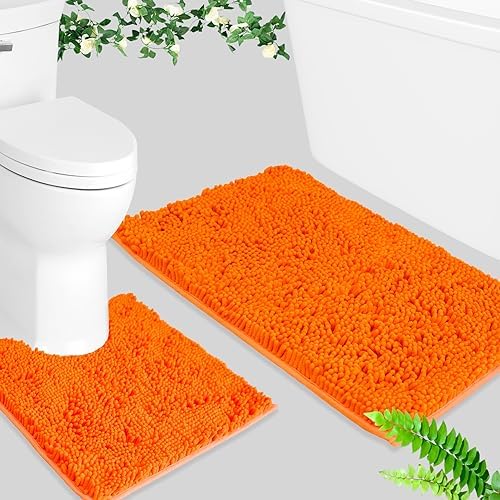 BOANKODU Bathroom Rugs Sets 2 Piece, Absorbent Bath Mat - Image 2