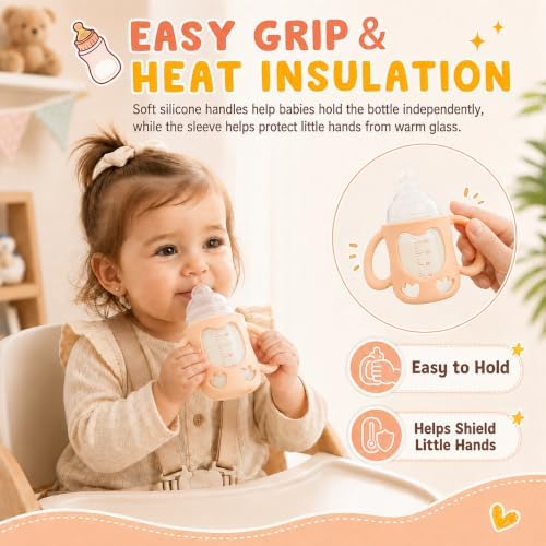 3 Pack Baby Bottle Handles & Holders - Image 6