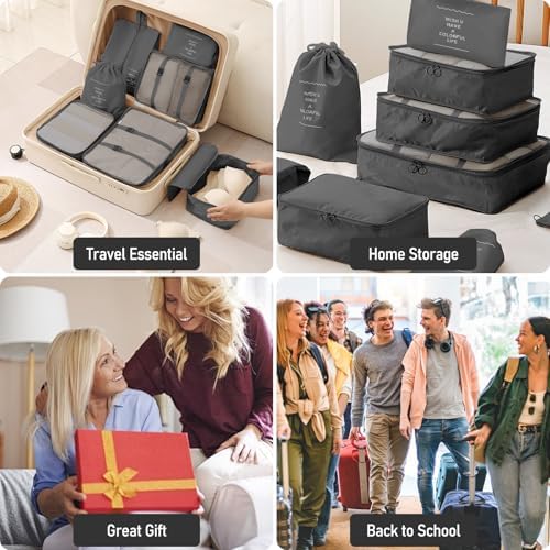 Packing Cubes for Travel 10 Set Luggage Organizer Bags - Image 7