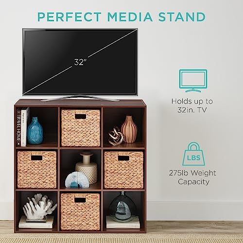 Best Choice Products 9-Cube Storage Organizer, 11in Shelf Opening, Display Shelf - Image 6