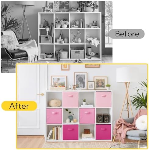 Cupic Cupid 6-Pack 13x13 Cube Storage Organizer, Cube Bins - Image 6