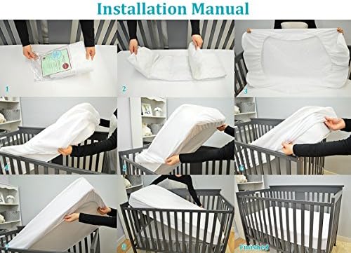 American Baby Company Waterproof Fitted Crib Mattress Protector 52" x 28" - Image 4