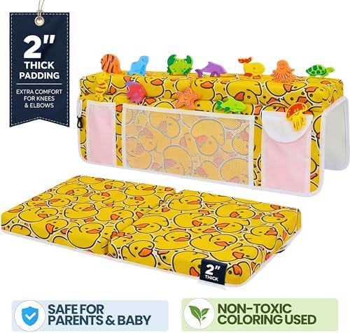 Bath Kneeler –8 Suction Cups & 2" Thicker Padding.Certified Bath Kneeling Pad - Image 2