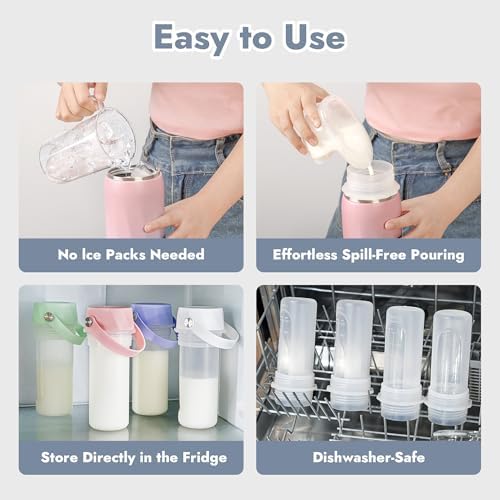 HEYTRIP 20oz Portable Breastmilk Cooler Bottle - Image 5