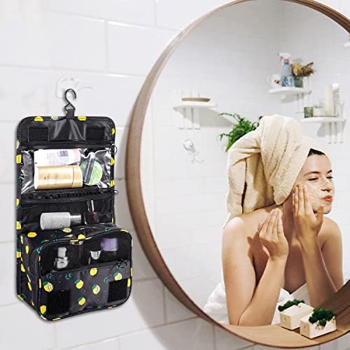 Hanging Toiletry Bag for Women, Portable Cosmetic Summer Beach Bag - Image 5