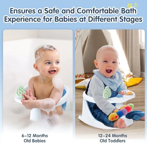 Baby Bath Seat for Babies 6 Months & Up, Non-Slip - Image 5