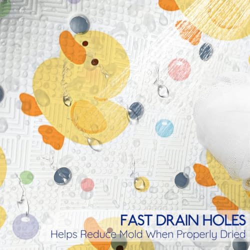 Kids Bathtub Mat Non Slip, 40 x 16 Inch Tub Mat - Image 5