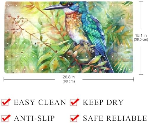 Shower Mat Non Slip 26.8 x 15.1 Inches, Non Slip Bath Mat - Image 3