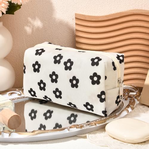 SOIDRAM 2 Pcs Makeup Bag Large Cosmetic Bag Toiletry Bag Makeup Pouch Travel - Image 2