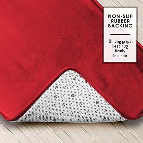 Clara Clark Bathroom Rugs, Velvet Memory Foam Bath Mat, Machine Washable Bath - Image 5