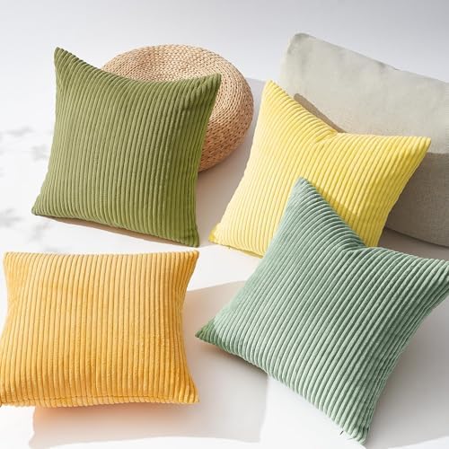 Topfinel Summer Throw Pillows Covers 16x16 Inch Set of 4, Couch Sofa Living - Image 4