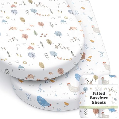 Sorrel + Fern Baby Bassinet Sheets 2-Pack by SorrelFern