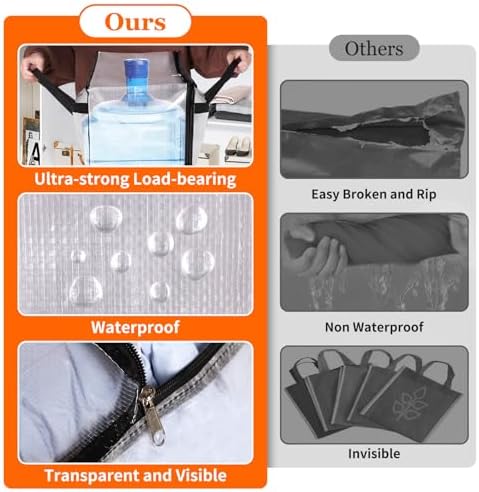 TasticTotes 8 Pack Clear Storage Bags - Image 5