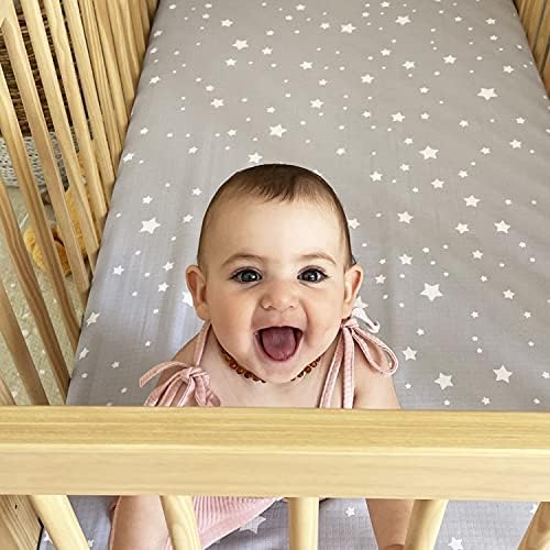 Newton Baby Fitted Crib Sheet 2-Pack, Organic Cotton - Image 2