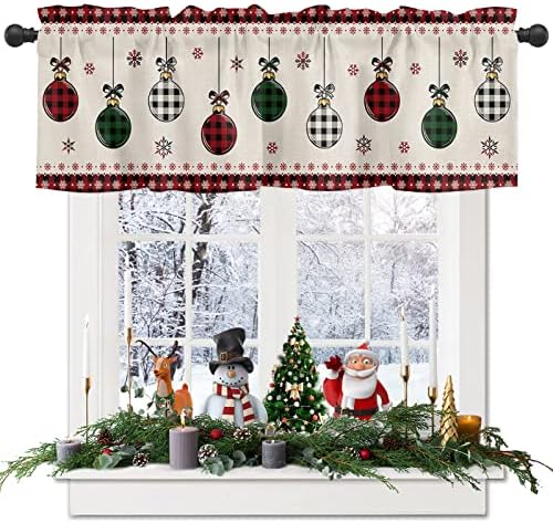 Christmas Valance Kitchen Curtains - Image 2