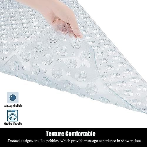 Non Slip Bathtub Shower Mat, Extra Long Bath Mat - Image 5