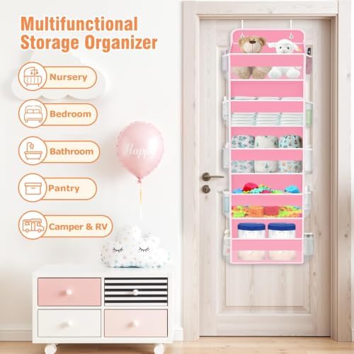 Over The Door Organizer Storage Large Capacity Hanging Bedroom Storage - Image 7