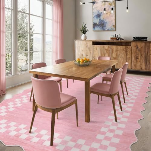 GarveeHome Small Bedroom Area Rug 3x5 Checkered Area Rug - Image 2