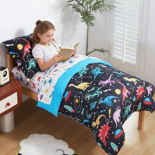 lasoftan Toddler Bedding Set, Toddler Bed Comforter Sets - Image 6