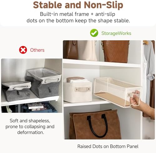 StorageWorks Narrow Storage Bins, Toilet Paper Storage - Image 5