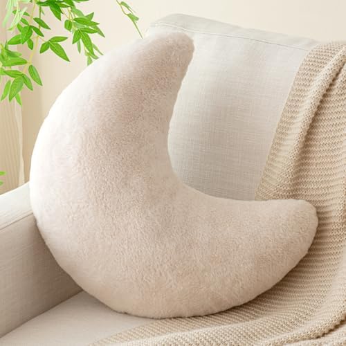 Moon Pillow, Decorative Throw Pillows by Znhinery