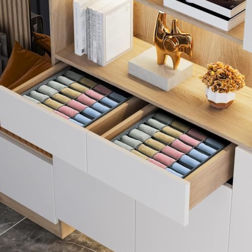 Joyoldelf Sock Organizer Drawer Organizer - Image 2