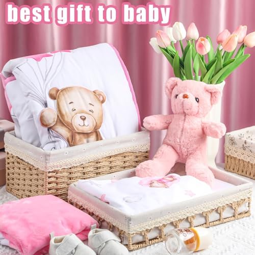 Mixweer 5 Pcs Crib Bedding Set Sheets Comforter Skirt - Image 3