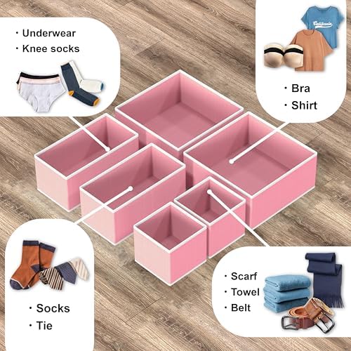 Simple Houseware Foldable Drawer Organizer Stocking Bin - Image 4